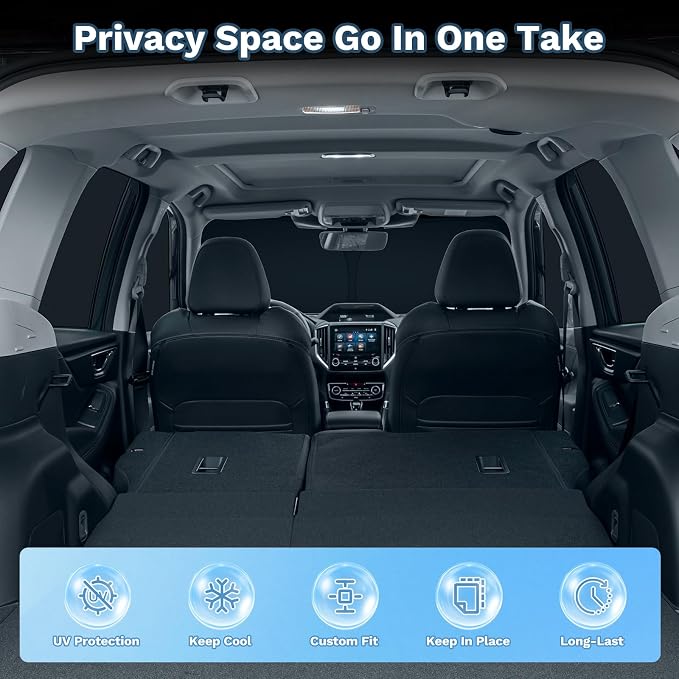 KUST Car Window Shades for Chevy Equinox 2018-2024 Windshield Sun Shade Side Window Cover UV Block Privacy Protection Equinox Accessories for Camping Blackout Rear Back Full Set 8PCS