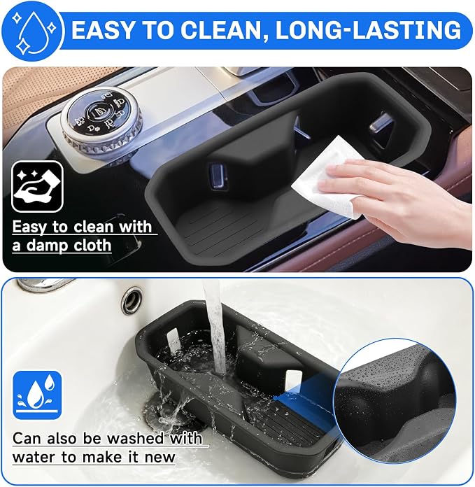 SXCY for 2025 2026 Mitsubishi Outlander Cup Holder Insert [Only for Outlander Gas] 2025 2026 Outlander Accessories TPE Cup Holder Limiter 2026 Outlander Console Drink Holder Adapter Non-Slip Stopper
