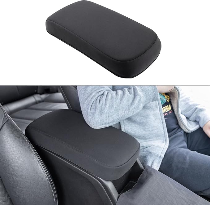 JDMCAR Custom Liner Accessories (Blue Trim) and Center Console Cover Compatible with 2015-2022 Chevy Colorado/GMC Canyon