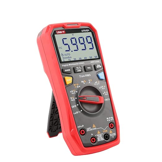 UNI-T UT61D+ Digital Multimeter True RMS AC/DC Voltage Current Resistance Capacitance Tester