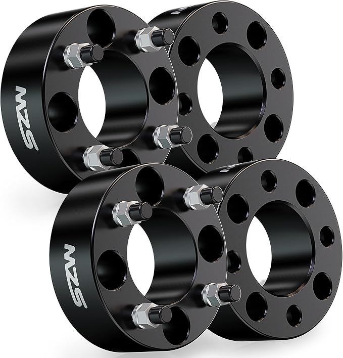 MZS 4x110 Wheel Spacers, 1.5" Thick Hub Bore 74mm with M12×1.25 Studs Compatible with Wolverine Viking ZForce 950 UForce 1000-4 Lug Tire-4 Pack