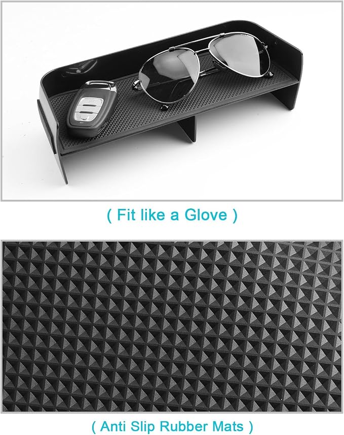 CDEFG 2Pcs for 2026 Honda Passport Center Console Organizer Tray, for 2026 Honda Passport (RTL/TrailSport Elite/TrailSport) Accessories Middle Console Armrest Storage Box