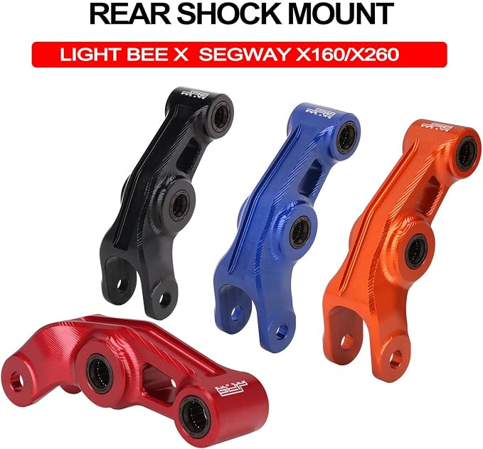 JFG RACING Sur Ron Suspension Linkage Kit Motorcycle Rear Progressive Suspension Link Kit Compatible To Sur Ron X X160 X260 Electric Dirt Bike SUNSET ORANGE