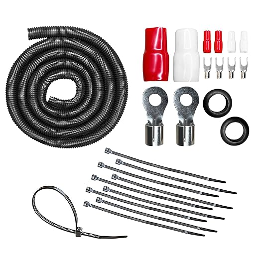 CT Sounds 1/0 Gauge CCA Complete Amp Wiring Install Kit, AMPKIT-0GA-PRO