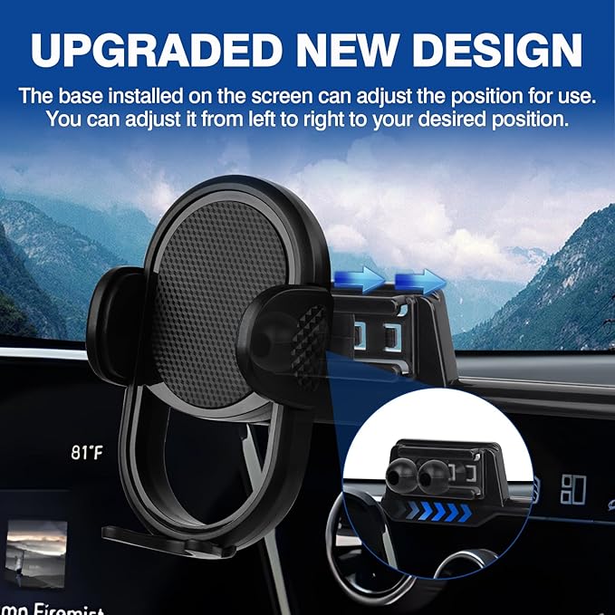 Autorder Car Phone Holder for 2025-2026 Chevy Chevrolet Equinox Accessories Phone Mount 11.3-Inch Screen Cell Phone Automobile Cradles Hands-Free 360 Degree Rotation(Not for EV)