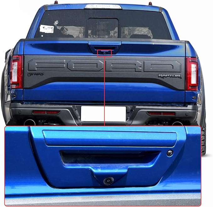 YULU AHD Backup Camera for Ford F150/F250/F350/F450 2015-2020 Night Vision 140° Rear View Angle (18-20 F150)