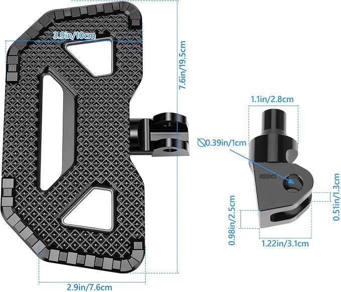 Foot Pegs for Honda Rebel 300 500 CMX300 CMX500 2017-2025 | 360° billet CNC foot pegs with enhanced grip for confident commuting and weekend riding.