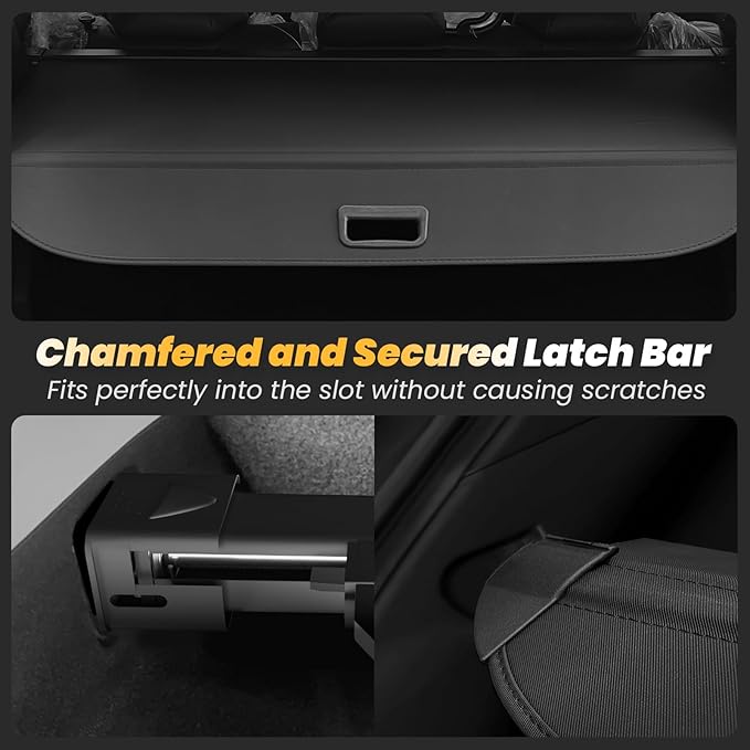 Trunk Cargo Cover for Kia Sportage 2023-2025 2026, Retractable Canvas Trunk Cover, Anti-Peeping Retractable Security Shade for Privacy, Sportage Accessories