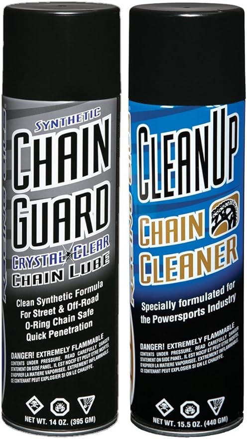 Maxima Racing Oils MA-BCC-GUARD Synthetic Chain Guard Basic Care Aerosol Combo Kit, 29 fl. oz