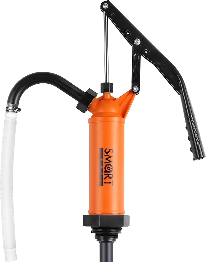 55 Gallon Drum Pump for DEF, DEF Pump for 55gal Barrel, 9-14 oz per Stroke | barrel pump, 55gal drum pump, manual water pumps, 55 gallon water pump, Fit 5-55 Gallon Drums with 1-1/2" or 2" NPT Thread