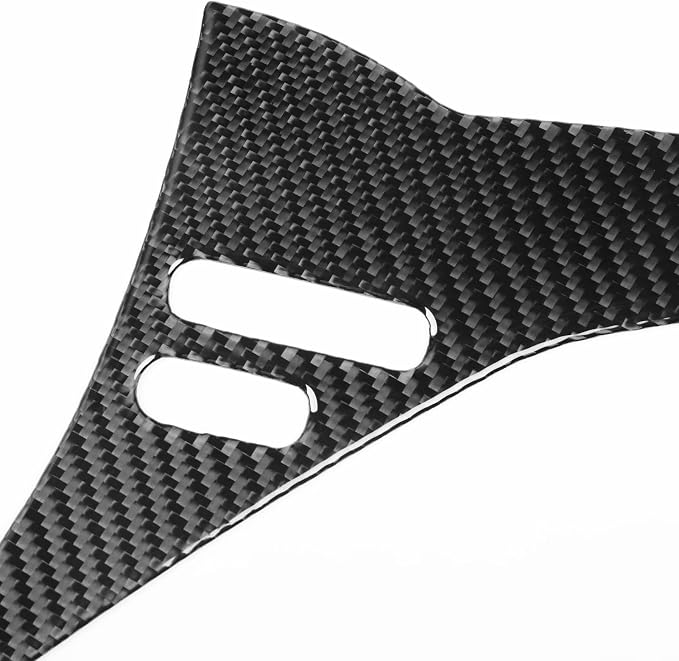NVCNX Real Premium Carbon Fiber for Toyota Camry Accessories 2021-2024 2022 2023 SE/LE/SE Nightshade/L/TRD Gas Hybrid Car Dash Infotainment System Panel Cover Interior Trim Overlay Sticker Decal 2PCs