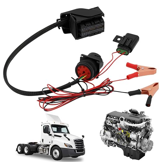 Diagnostic Cable Adapter for PACCAR MX13 EPA17 ACM Engine - Heavy Duty Truck & Commercial Vehicle Fault Code Reader Scanner Tool