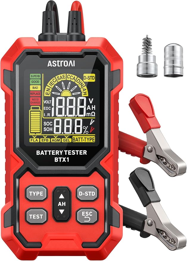 AstroAI S8 Car Battery Jump Starter with Car Battery Tester