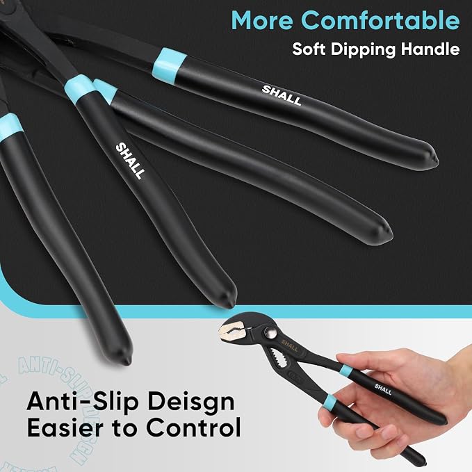SHALL Water Pump Pliers & Wrench Set