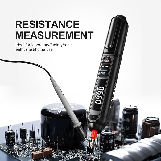 NOYAFA 3 in 1 Pen Type Digital Multimeter, 6000Count AC/DC Voltage Tester,Electric Tester Pen, Intelligent Multimeter, Non-Contact Voltmeter Sensor Resistance, Capacitance, Diode, Continuity