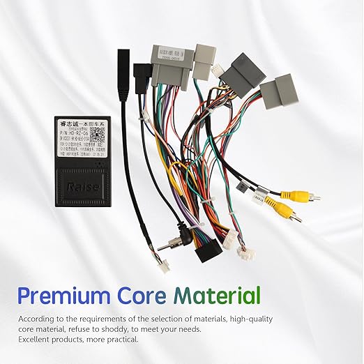 16PIN Car Radio Wire Harness with Canbus Adapter for 2015-2016 Honda CRV 2.4L, 2014-2015 Civic Support Steering Wheel Controls, Factory Backup Camera for Aftermarket Android Stereo Head Unit