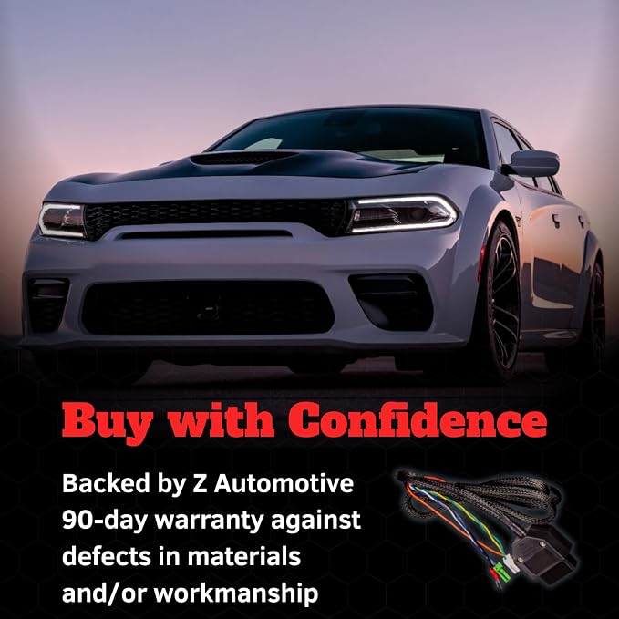Z Automotive Double Bypass fits 2018-2023 Dodge Charger, Challenger & Chrysler 300 | OBD2 Plug-In Device | Trunk Mount Security Gateway Bypass | Easy Installation