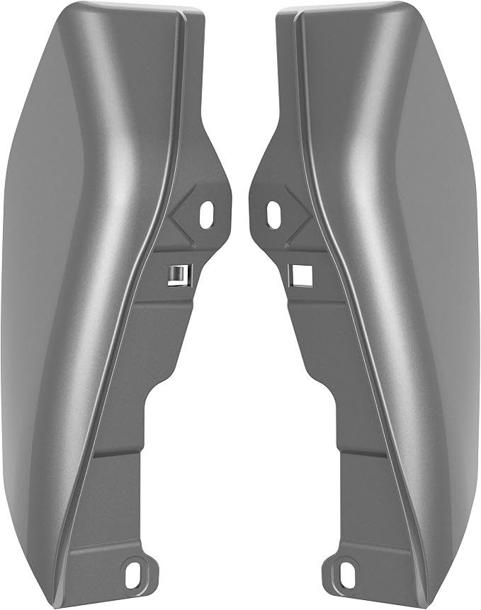 Color - Matched Mid Frame Air Deflectors Heat Shield, Perfectly Fit for Harley Touring Models 2009-2026 Charcoal Grey