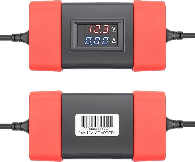 A0282 OBD2 Adapter 24V to 12V for Heavy Diesel Truck, for Launch X431 Easydiag 2.0/3.0/GOLO and Thinkdiag OBD2 Scanner.