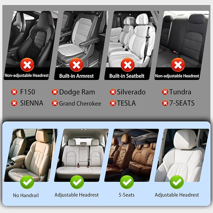 NS YOLO Leather Car Seat Covers,Universal Fit for Most Cars,SUVs and Sedans,Waterproof Luxury Leatherette Cushions, 5 Seats Protectors (Beige, Full Set-5 Seats(Front and Rear))