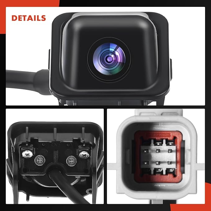 A-Premium Park Assist Camera Rear View Backup Reverse Camera Compatible with Select Cadillac Models - 2017 2018 2019 CTS
