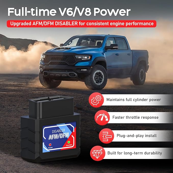 AFM Disabler, Active Fuel Management Delete Disabler Compatible with V6 & V8 GM Motors, AFM/DFM Disabler AFM Disabler 5.3 Silverado, Fit GMC Sierra Yukon Chevy Tahoe Cadillac Escalade 4.3/5.3/6.0/6.2L