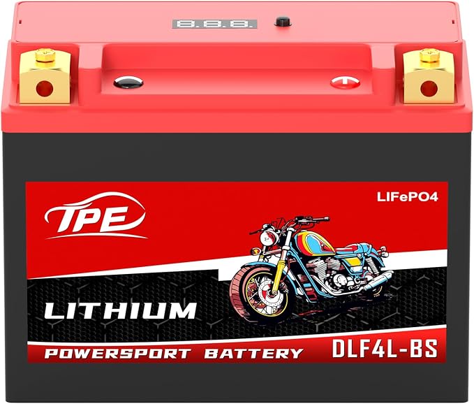 TPE Lithium Motorcycle Battery YTX4L-BS 12V 3Ah Rechargeable Powersport Start Stop LiFePO for ATV and Scooter