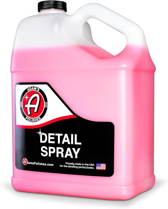 Adam's Polishes Detail Spray - Quick Waterless Detailer Spray For Car Detailing, Polisher Clay Bar & Wax Boosting Tech, Add Shine Gloss & Depth