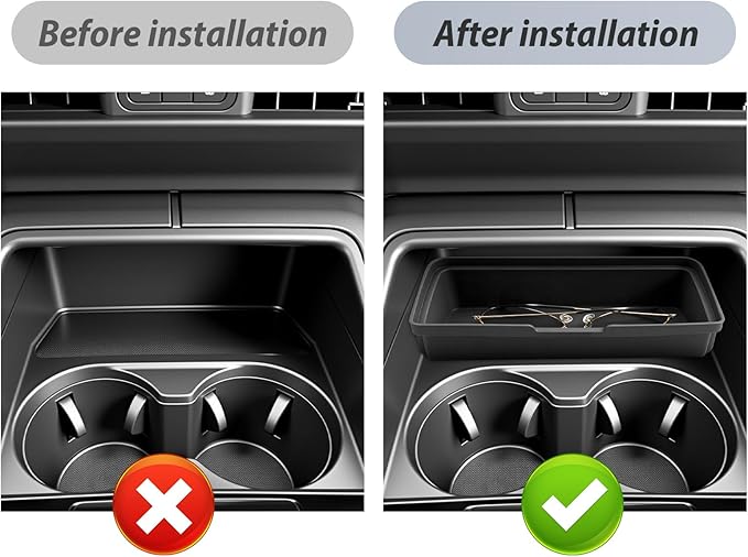 SKTU for 2026 Mazda CX-5 Center Console Organizer for 2026+ Mazda CX-5 Center Console Tray Mazda CX5 2026 Accessories ABS Front Center Console Organizer with Sunglasses Holder-Durable