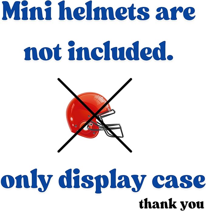 32 Mini Helmet Display Case,Mini Football Helmets,Football Helmet Display Case,Mini Football Helmet Shelf (Walnut)