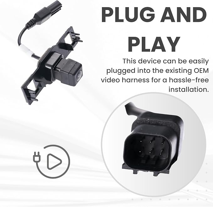 Backup Camera Compatible with 2015-2017 Toyota Camry/Camry Hybrid OE Part # 86790-06150, 86790-06040