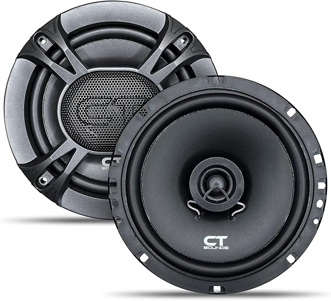 CT Sounds BIO-6-5-COX 6.5 Inch Coaxial Car Speakers, 200 Watts Max, Pair