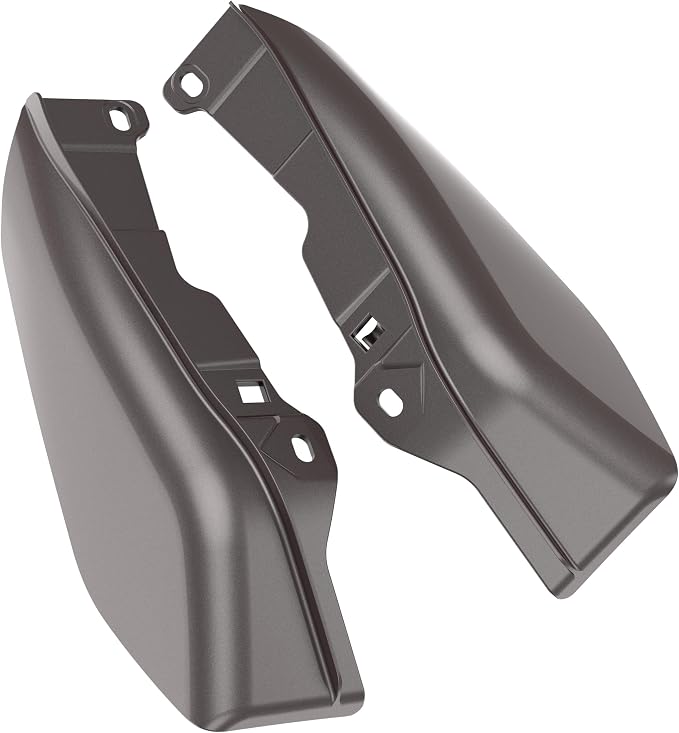 Color - Matched Mid Frame Air Deflectors Heat Shield, Perfectly Fit for Harley Touring Models 2009-2026 Sumatra Brown