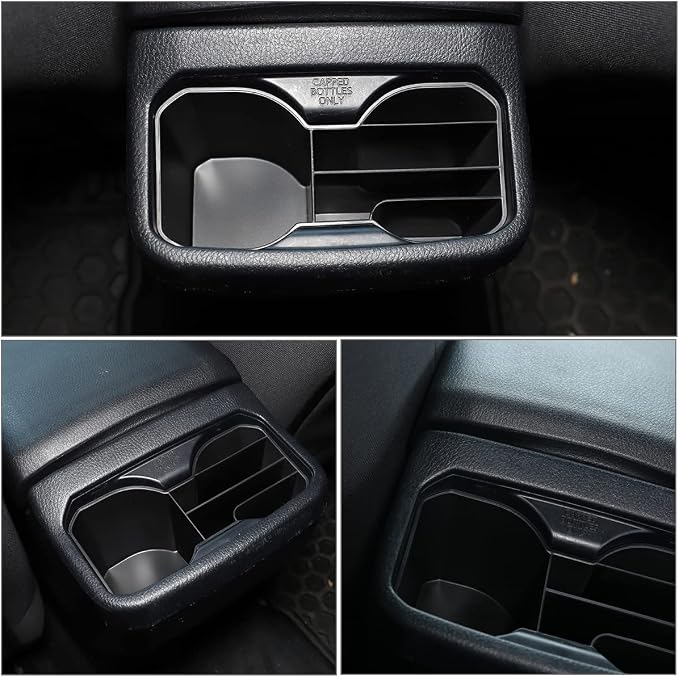 CHEAYAR Rear armrest Box Cup Holder Inserts,for Toyota Tacoma 2016-2020,Car,Shifter Storage Box Interior Accessories 1 pcs，Storage Travel Documen - with Multi-Pocket