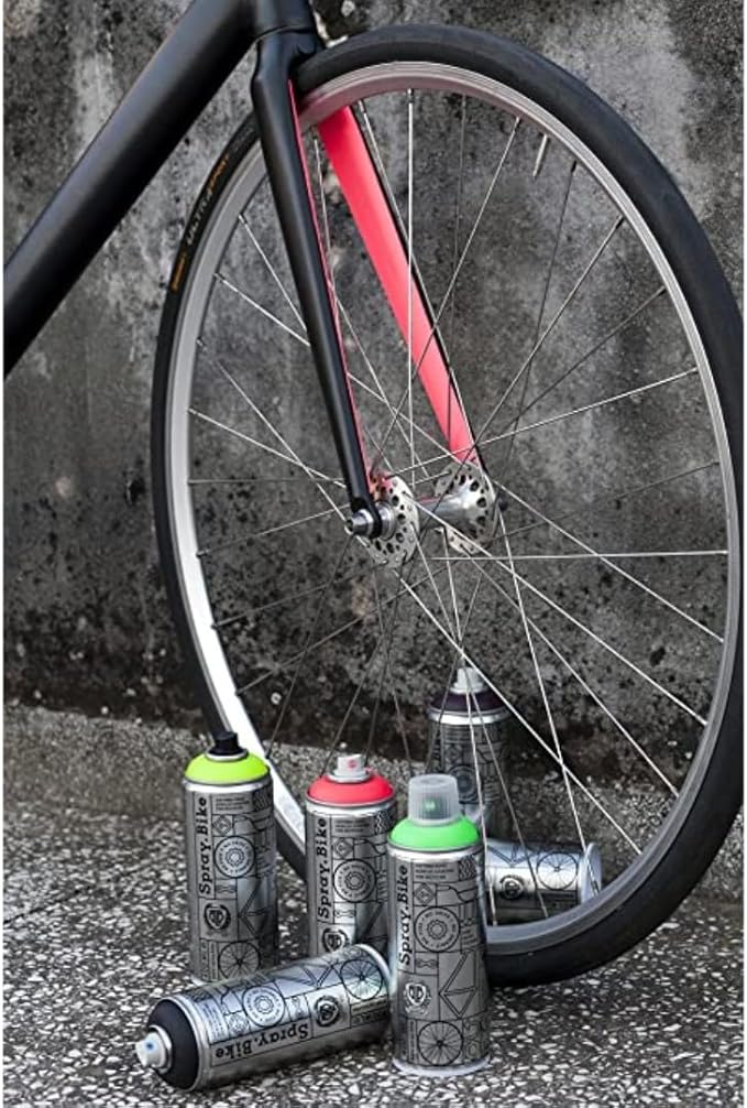 Spray.Bike Spray Paint - Black Friars | Designed Mainly for Bicycles | Multi-Use Acrylic Spray Paint for Metal, Plastic | High Coverage Bike Paint, 400ml