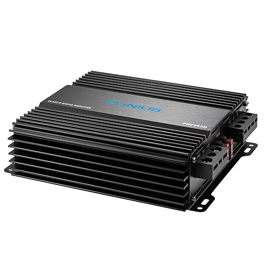Audio Systems 1 Channel Car Amplifier - 600 Watts, Monoblock Class D Amp, 1-4 Ohm Stable, Mosfet Power Supply