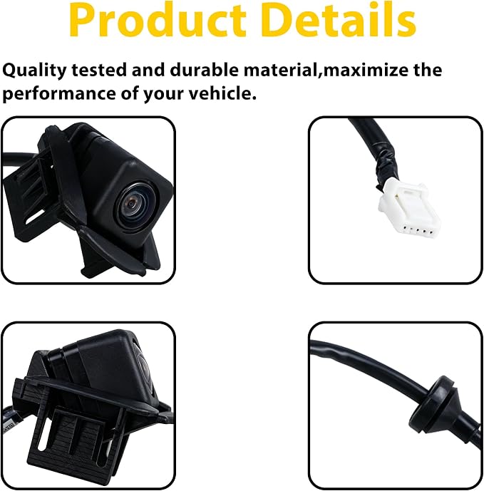 Rear View Backup Camera Compatible with Mazda CX-5 2013-2016 Parking Assist Camera Replace#MA1960108, K01567RC0A, K01567RC0,KD3367RC0,KD3367RC0A,KD3367RC0B, KD3367RC0C