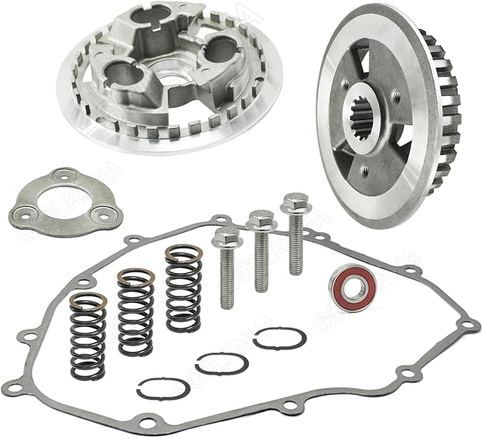 Clutch Kit & Inner Hub & Outer Pressure Plate Gasket for Kawasaki Ninja 400 EX400 Z400 ER400 2018-2024 OEM# 13087-0585 13187-0033 11061-1253