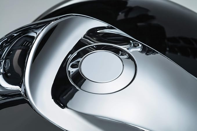 Kuryakyn 7178 Vented Flush Mount Pop-Up Fuel Tank/Gas Cap with Right-Hand Threads for 1996-2019 Harley-Davidson Motorcycles with Screw Tanks, Chrome