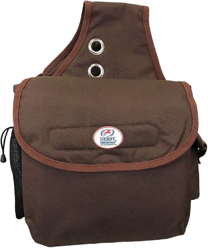 Tahoe Insulated Waterproof Nylon Heavy Duty Saddle Bag, Brown
