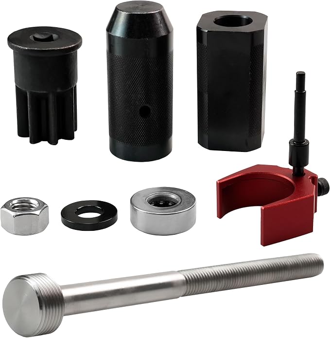 9U-6891 Injector Sleeve Remover Installer Set for CAT Caterpillar 3406E C-15 C-16 Engines 9U-7227 Injector Height Tool J-38587-a Engine Barring Socket(8 PCS)