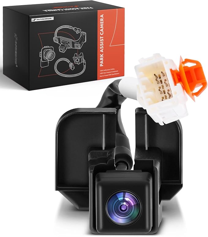 A-Premium Park Assist Camera Rear View Backup Reverse Camera Compatible with Select Honda Models - 2012 2013 CR-V CRV - Replace# 39530T0AA01