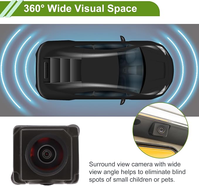 No.A0009055605/A2059053509 Surround View Camera for Mercedes-Benz C CLS E GLC S for AMG EQC W205 W213 W222 C257 X253 Park Assist Camera