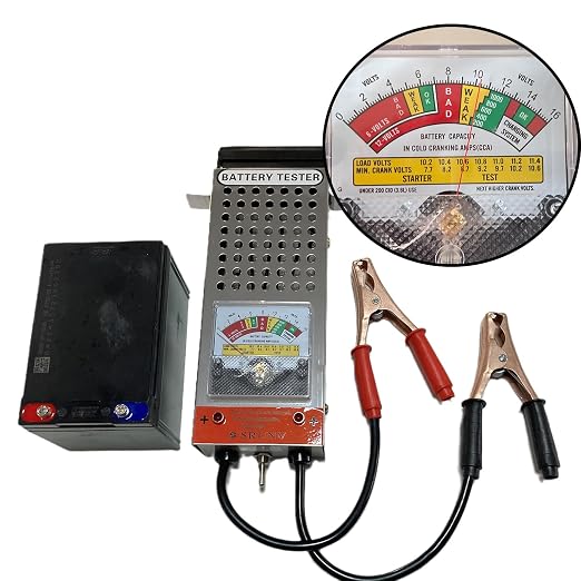 Battery Load Tester, Car Battery Load Tester 6/12V Battery Voltage Tester and Battery Load Test for Automotive 12V and 6V Batteries