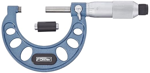 Fowler 52-253-002-1, Premium Outside Inch Micrometer with 1-2" Measuring Range