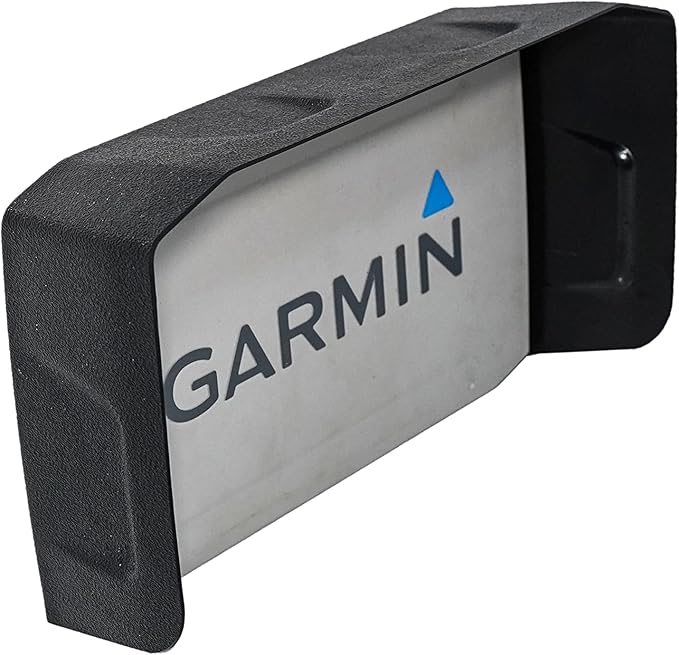 BerleyPro Garmin Fish Finder Visor — Sun Cover & Glare Reduction — Fits Echomap UHD/UHD2/Ultra, GPSMAP, Striker, Echomap Chirp & More — CNC Machined ASA Plastic
