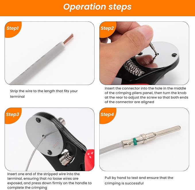 482 PCS DT Deutsch Connector Kit with 2 3 4 6 8 12 Pin Waterproof Automotive Electrical Connectors, Includes Deutsch Crimping Tool & Removal Tool, Size 16 Solid Contacts (14-20AWG)