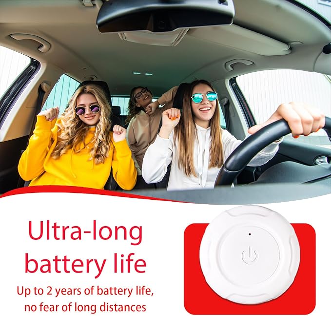 GPS Tracker for Vehicles,Car GPS Tracker Portable Real Time Magnetic GPS Tracking Device,Full Global Coverage Location Tracker for Kids,Dogs,Trucks/Person,No Subscription Required/No Monthly Fee