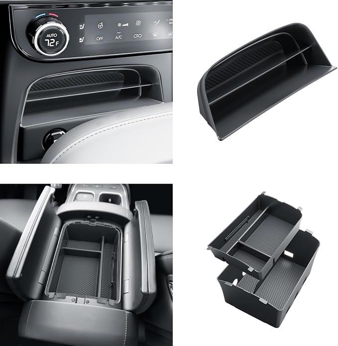 BIBIBO 3Packs for 2026 Hyundai Palisade Center Console Organizer 2026 Hyundai Palisade Calligraphy Console Tray 2026 Palisade Console Insert Tray 2026 Palisade (ONLY FIT Palisade Calligraphy)