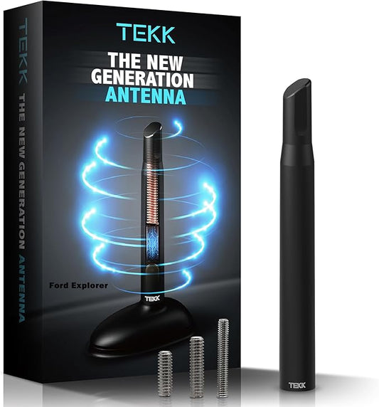 Tekk Short Antenna Compatible with Ford Explorer 1995-2010 / Designed for Optimized FM/AM Reception / 4.8 Inches